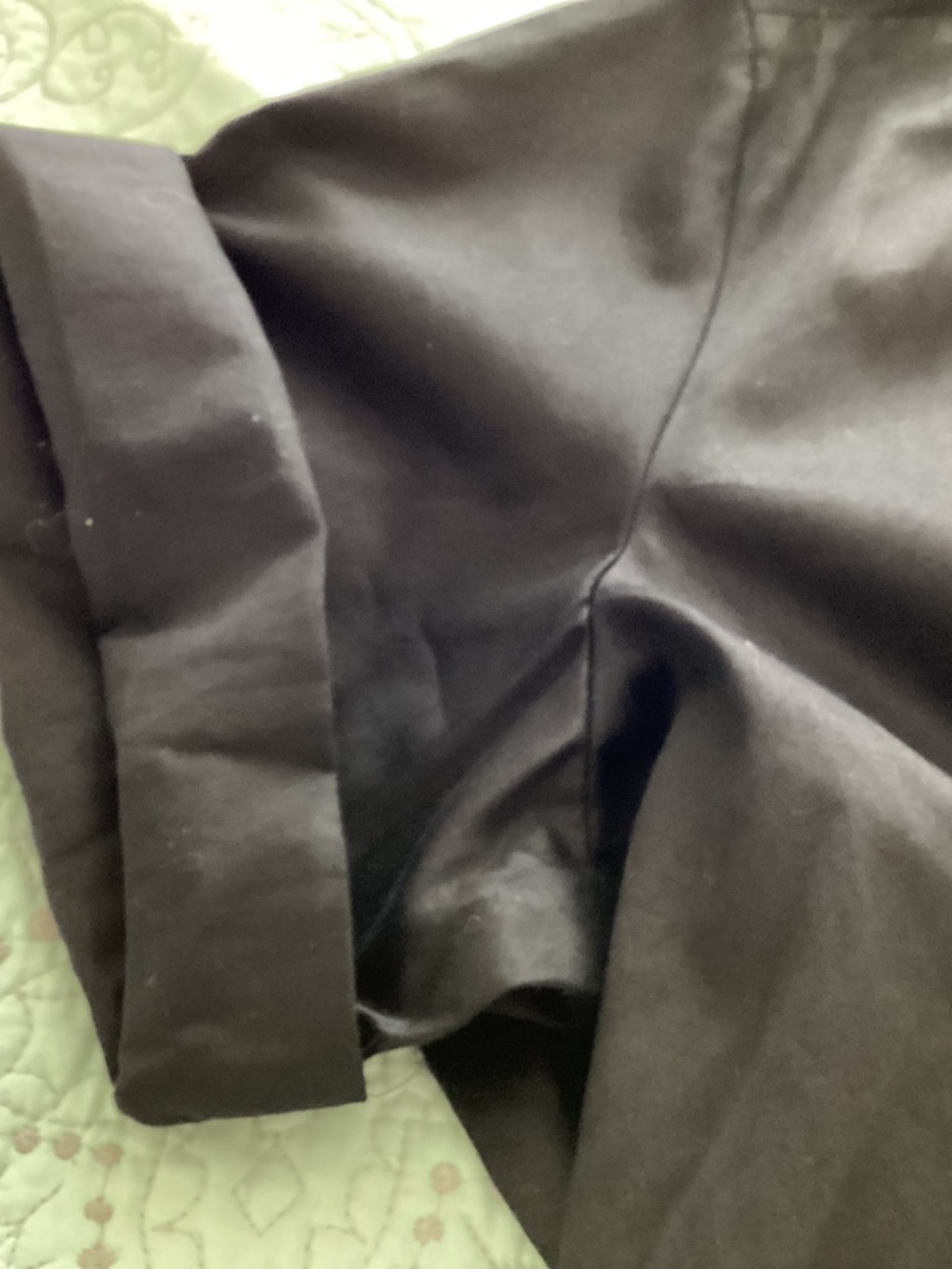 Talbots, NEW  WITHOUT TAGS, size 20, black, faux wrap, midi dress - Picture 13 of 13